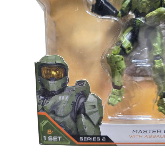 Halo Infinite Master Chief 117 Series 2 Figure w/ Assault Rifle Sealed Xbox - Picture 3 of 5